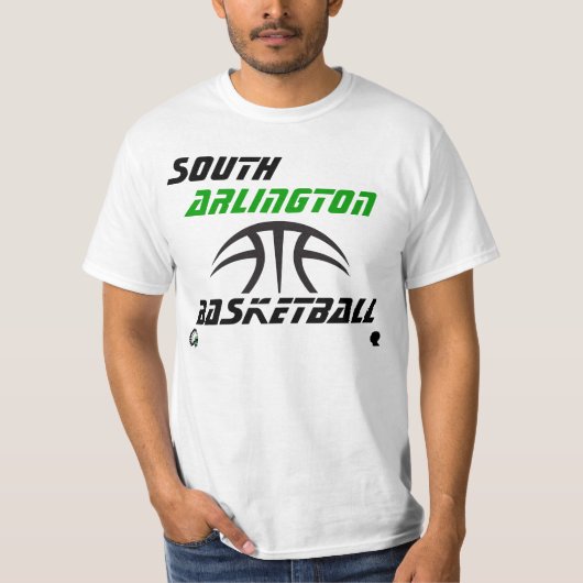 SouthArlingtonのバスケットボールのティー Tシャツ (正面)