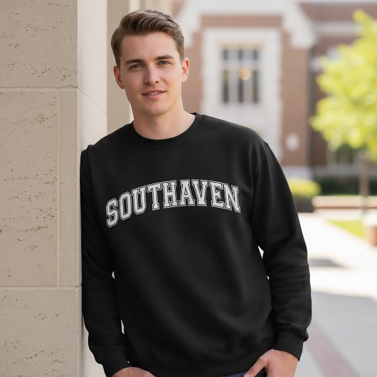 SOUTHAVEN 大学スタイルのセーター アメリカ カレッジ スウェットシャツ