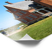 Southeast Light house, Block Island RIフォトプリント フォトプリント (角)