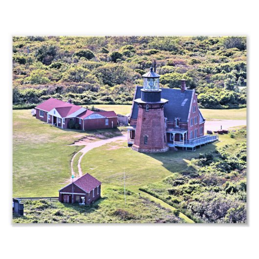 Southeast Light house, Block Island RIフォトプリント フォトプリント (正面)
