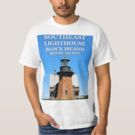 Southeast Light House, Block Island, RI Tシャツ