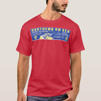 Southend on Sea Railway Advert 1950s Tシャツ