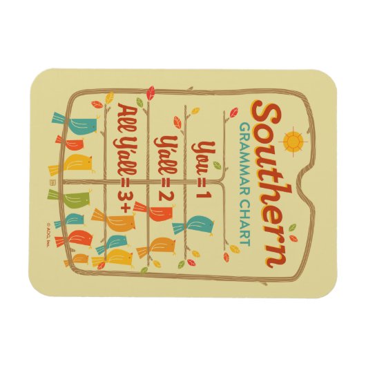 Southern文法図 マグネット (横)