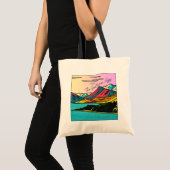 Southern Alps Landscape Double-Sided Tote Bag トートバッグ (正面(商品))