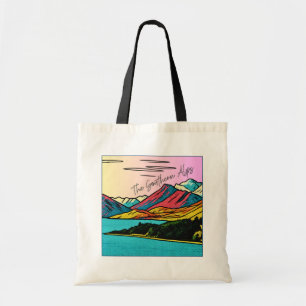 Southern Alps Landscape Double-Sided Tote Bag トートバッグ