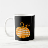Southern Autumn Happy Fall Yall - Its Fall Lka Dot コーヒーマグカップ (左)