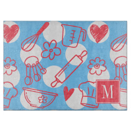 Southern Baking Polka Dot Pattern Recipe カッティングボード