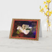 Southern Belleグリーティ空白のングカード カード (黄色い花)