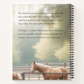 Southern Belleブックカバーインスピレーションノート ノートブック (裏面)