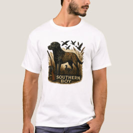 Southern Boy Hunting Dog Camo Tシャツ
