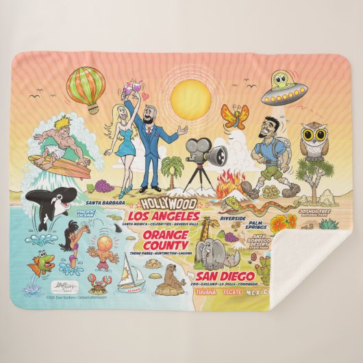 Southern California シェルパブランケット (正面(横))