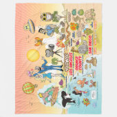 Southern California Fleece Blanket フリースブランケット (正面)
