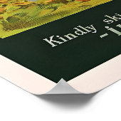 Southern California Vintage Travel Poster ポスター (角)