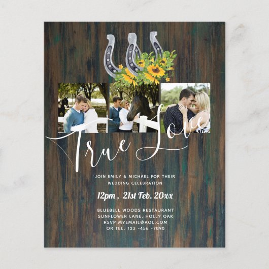 Southern Country 素朴 Photo BUDGET結婚's チラシ (正面)