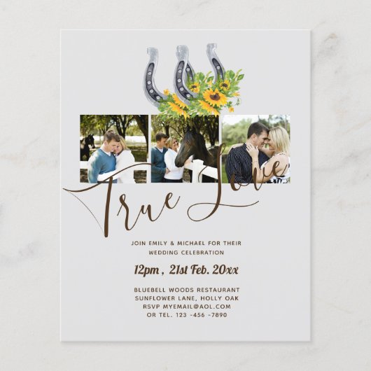 Southern Country 素朴 Photo BUDGET結婚's チラシ (正面)