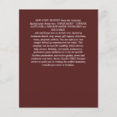 Southern Country 素朴 Photo BUDGET結婚's チラシ (裏面)