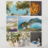 Southern Europe travel Scrapbook paper for cutouts (正面)