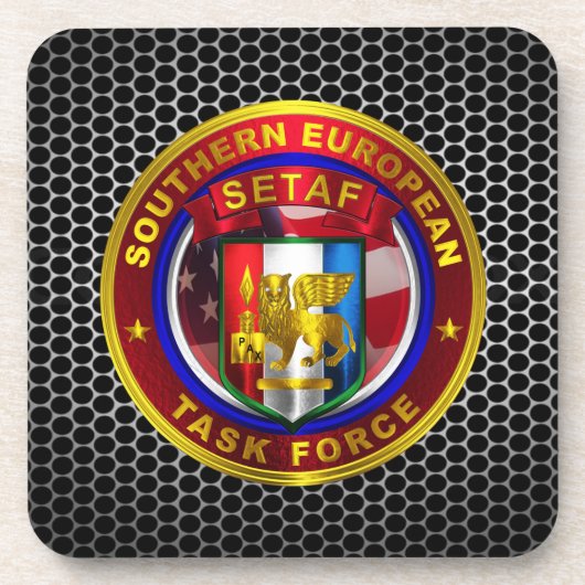 Southern European Task Force (SETAF) コースター (正面)