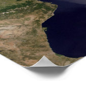 Southern France and Northern Italy ポスター (角)