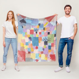 Southern Gardens by Paul Klee フリースブランケット