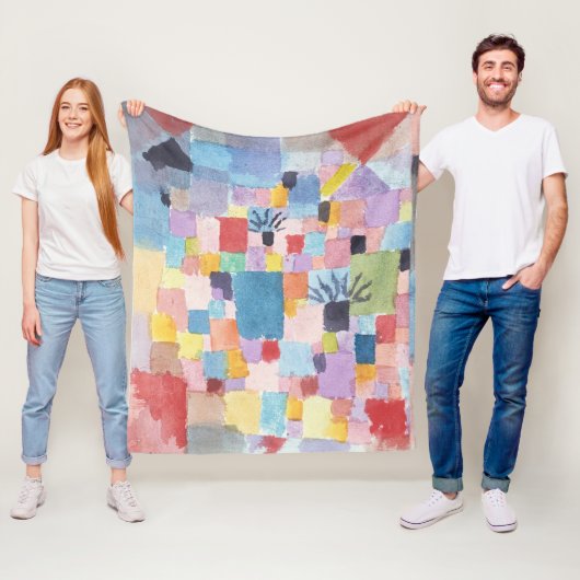 Southern Gardens by Paul Klee フリースブランケット (インサイチュ)