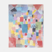 Southern Gardens by Paul Klee フリースブランケット (正面)