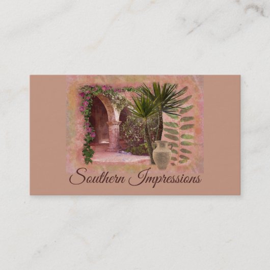Southern Impressions （カスタマイズ可能） 名刺 (正面)