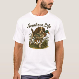 Southern Life Duck Hunting Fishing Tシャツ