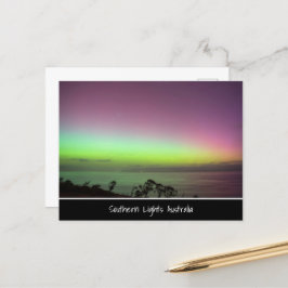 Southern Lights Australia - Night Sky Photo ポストカード