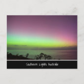 Southern Lights Australia - Night Sky Photo ポストカード (正面)