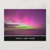 Southern Lights Australia - Night Sky Photo ポストカード (正面)