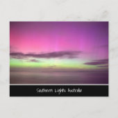 Southern Lights Australia - Night Sky Photo ポストカード (正面)