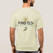 Southern Lights Pyro - Pyro Techのシ警告ャツ Tシャツ (裏面)