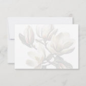Southern Magnoliaのリプライ結婚・カード・エンクロージャ 招待状 (裏面)