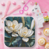 Southern Magnolia Art ペーパープレート (パーティー)