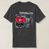 Southern Pacific AC4400 Authentic Railroad Tシャツ (デザイン正面)