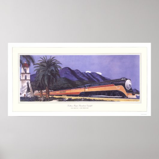 Southern Pacific Streamlined Daylight ポスター (正面)