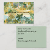 Southern Photographerの名刺 名刺 (正面/裏面)