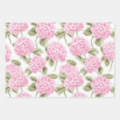 Southern Pink Hydrangea Wrapping Paper ラッピングペーパーシート (正面2)