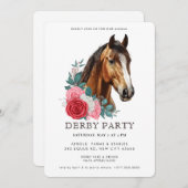 Southern Style Derby Party Invitation 招待状 (正面/裏面)