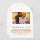 Southern Utah Table Number 招待状 (正面/裏面)