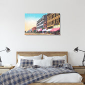 Southern View from Elk StreetBellingham, WA キャンバスプリント (インサイチュ (寝室))