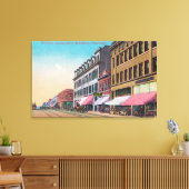 Southern View from Elk StreetBellingham, WA キャンバスプリント (インサイチュ (リビング))