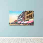 Southern View from Elk StreetBellingham, WA キャンバスプリント (インサイチュ (ウッドフロア))