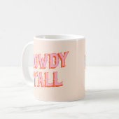 Southern Welcome: Hody Y'all (古い西文字) コーヒーマグカップ (正面左)