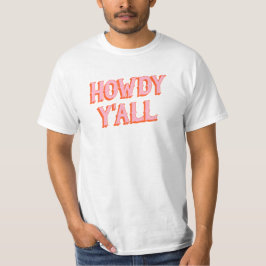 Southern Welcome: Hody Y'all （古い西文字） Tシャツ