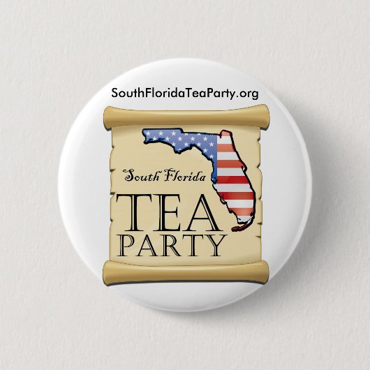 SouthFloridaTeaParty.org 缶バッジ (正面)