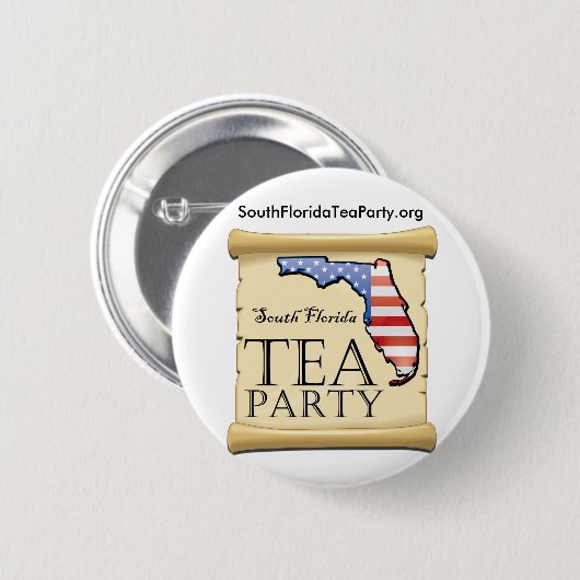 SouthFloridaTeaParty.org 缶バッジ (正面&裏面)