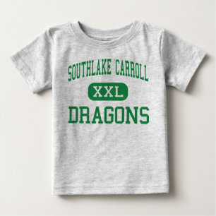 Southlake Carroll -ドラゴン-高Southlake ベビーTシャツ