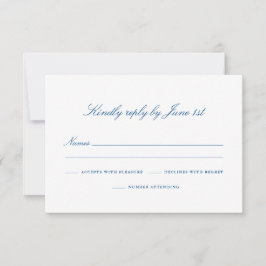 Southport RSVPとエレガントNumber Attending 出欠カード